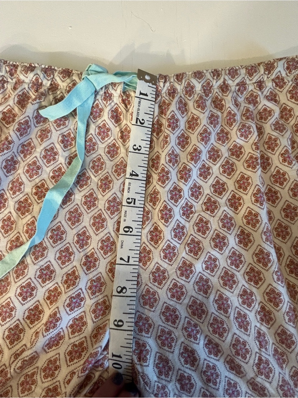 PJ Salvage Pajama Set Small Boho Floral Print Button Front Top & Lounge Pants - Picture 8 of 13